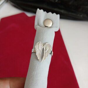 Fashion Angel Wings Ring Silver.925